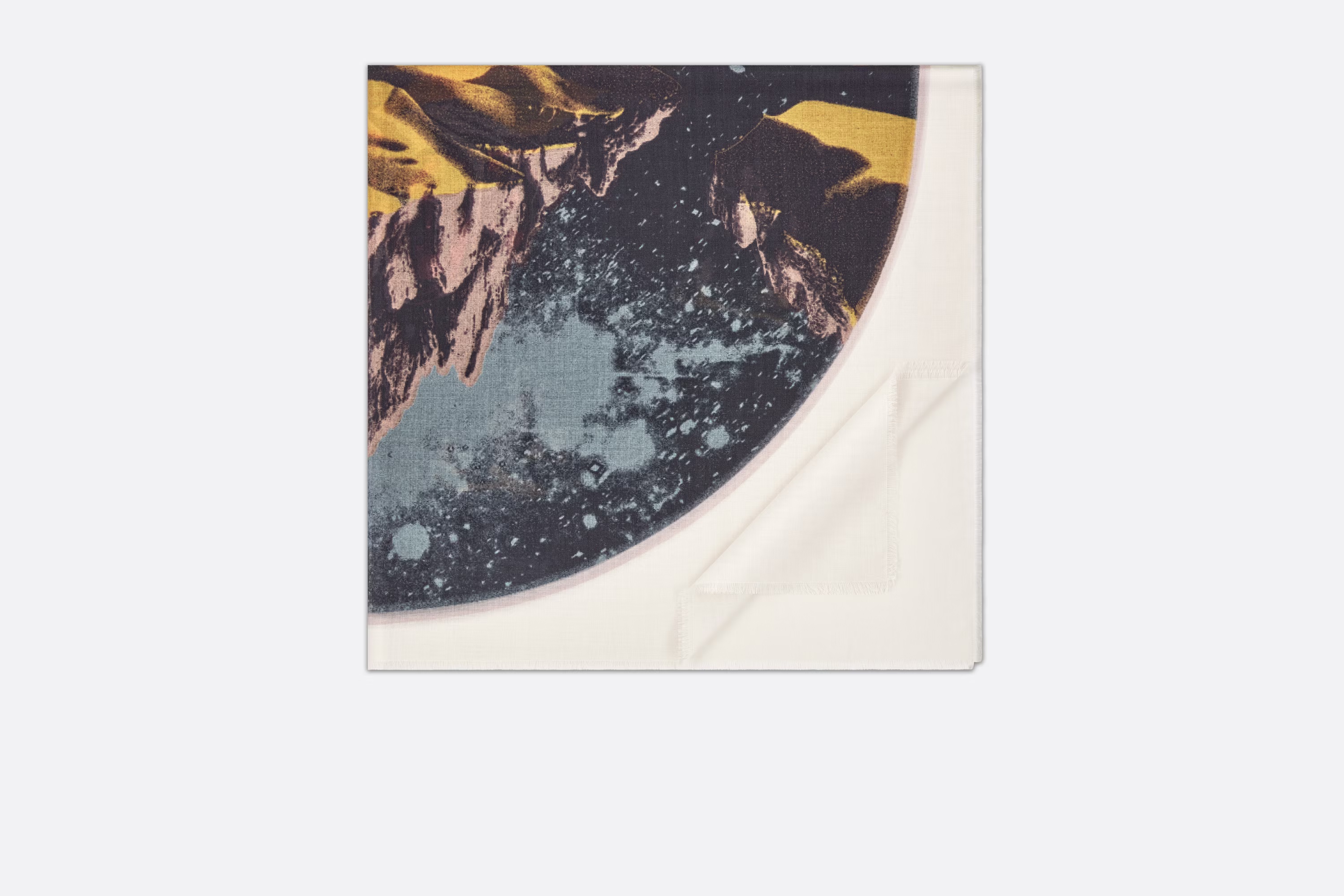 Dior Pattern Printed Shawl In Multicolor