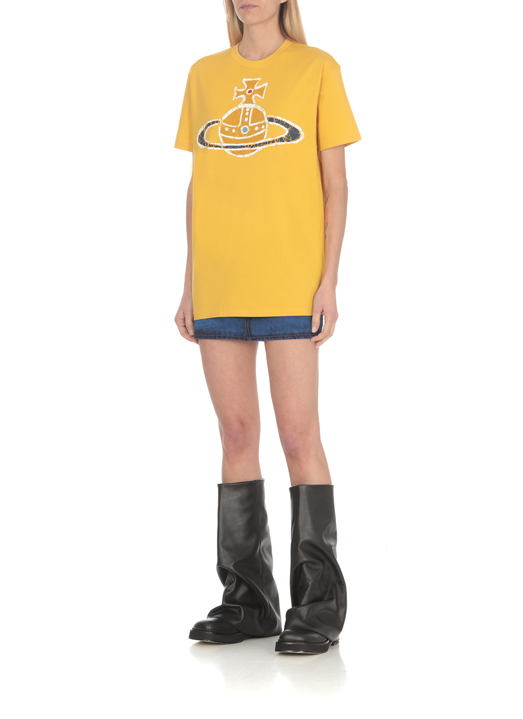 Vivienne Westwood Time Machine Classic T-shirt In Yellow