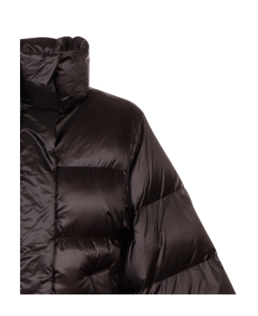 Shop Sacai Wide-sleeve Puffer Jacket In Black