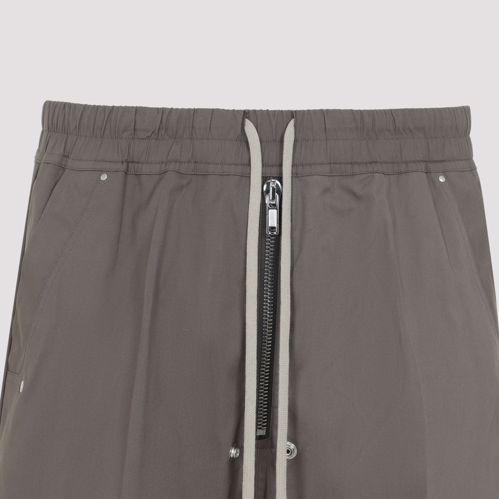 Rick Owens Wide-leg Pantsfit And Drawstring Closure In Black