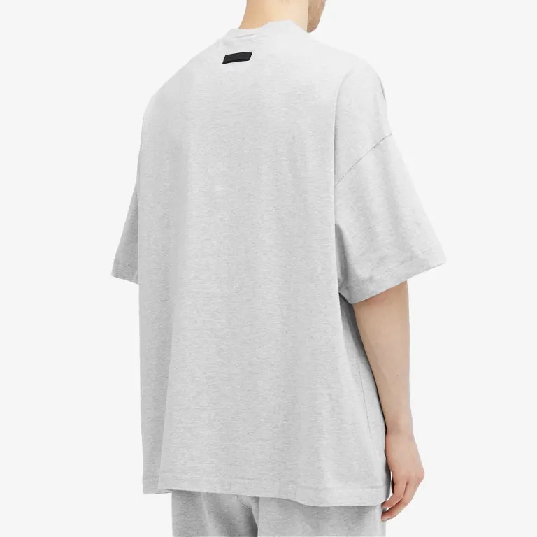 Essentials Item O-neck Short-sleeved T-shirt In White
