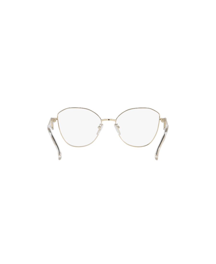 Prada Logo Plaque Cat-eye Frame Glasses In White