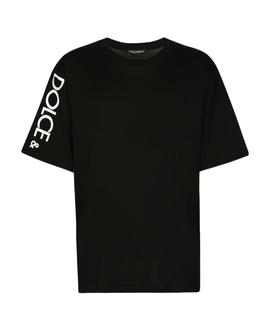DOLCE & GABBANA DOLCE  GABBANA LOGO PRINTED CREWNECK T-SHIRT