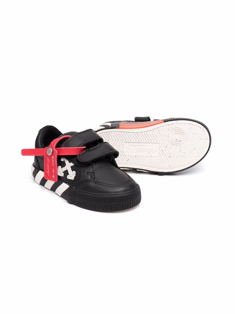 Off-white Velcro Vulcanized Black Whit In Black