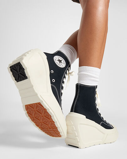 Converse 110mm Chuck 70 De Luxe Wedge Hi Sneakers In White