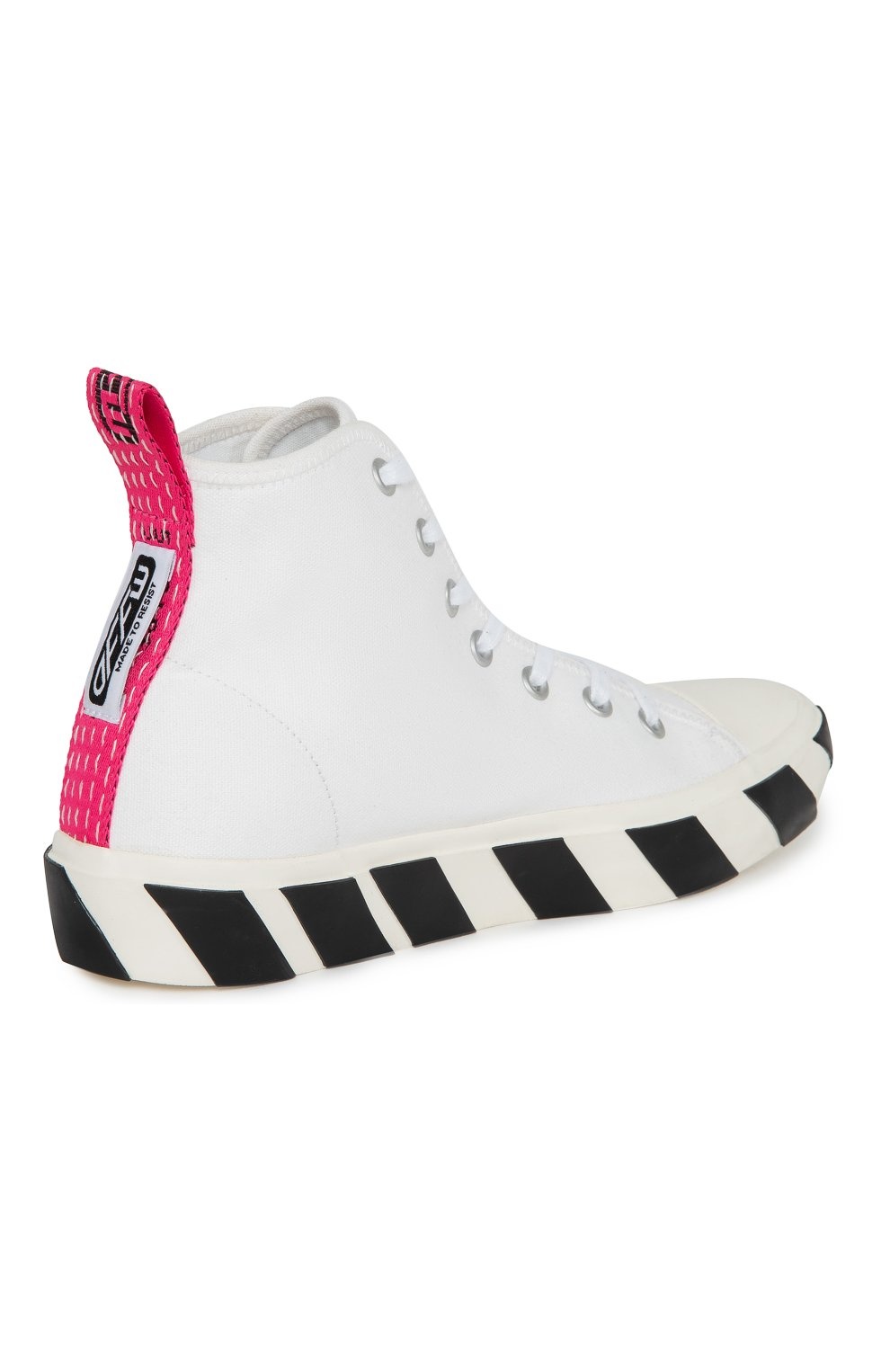 Shop Off-white Arrows Patch High-top Sneakers In White