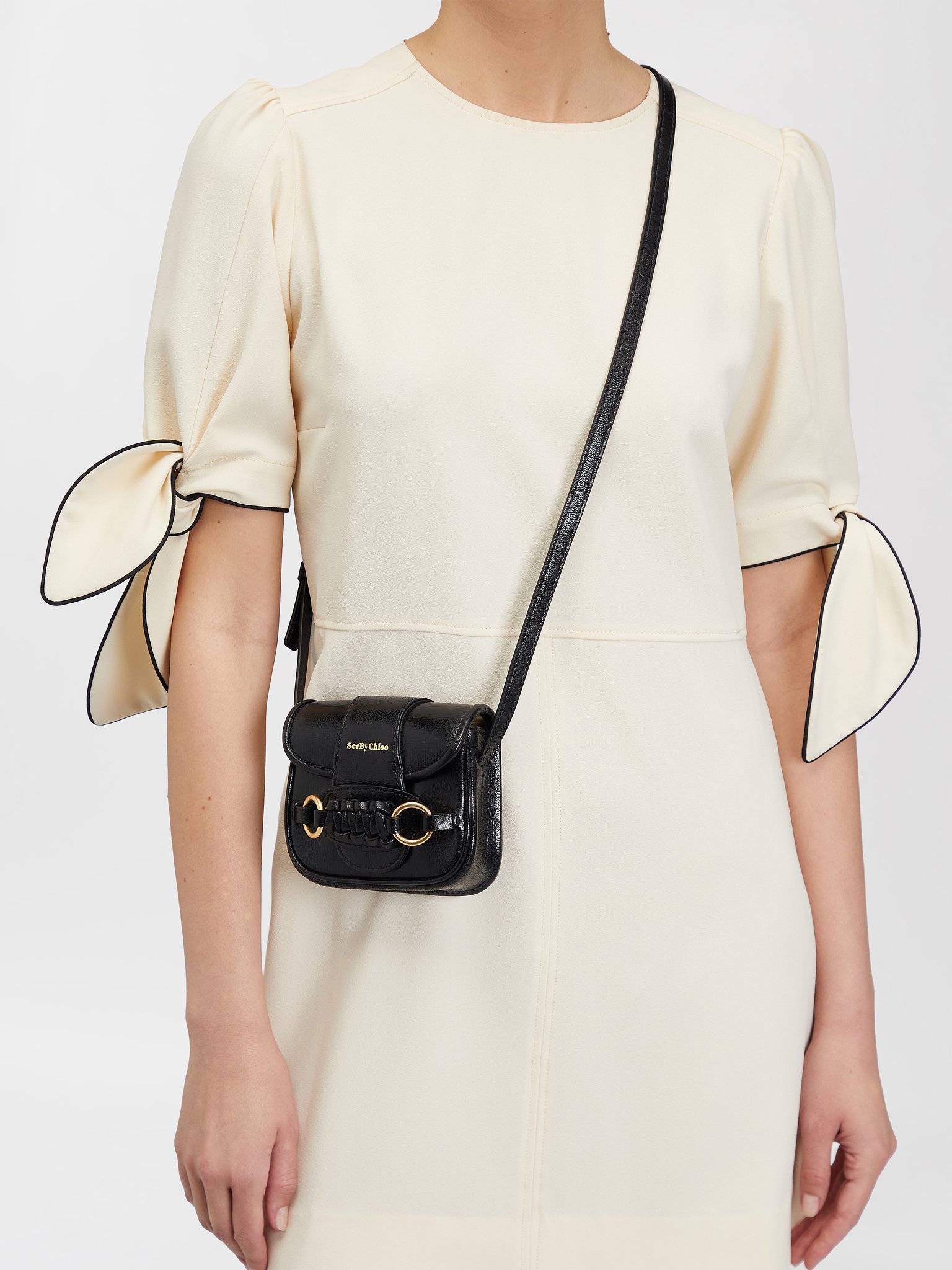 See By Chloé Saddie Satchel Bag In Black