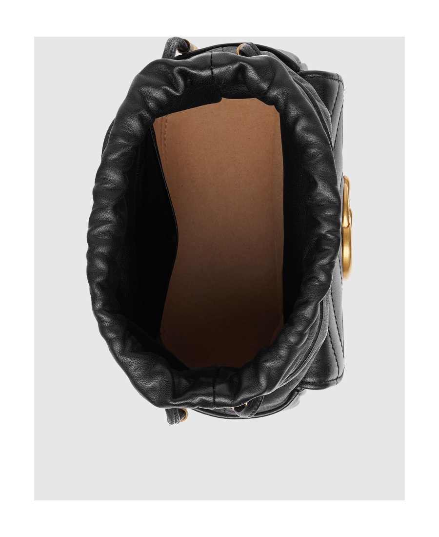 Gucci Mini Gg Marmont Bucket Bag In Black