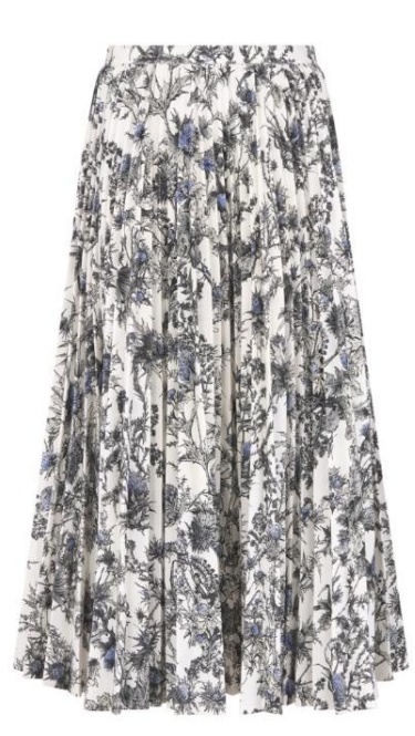 Dior Pleated Mid-length Skirt
