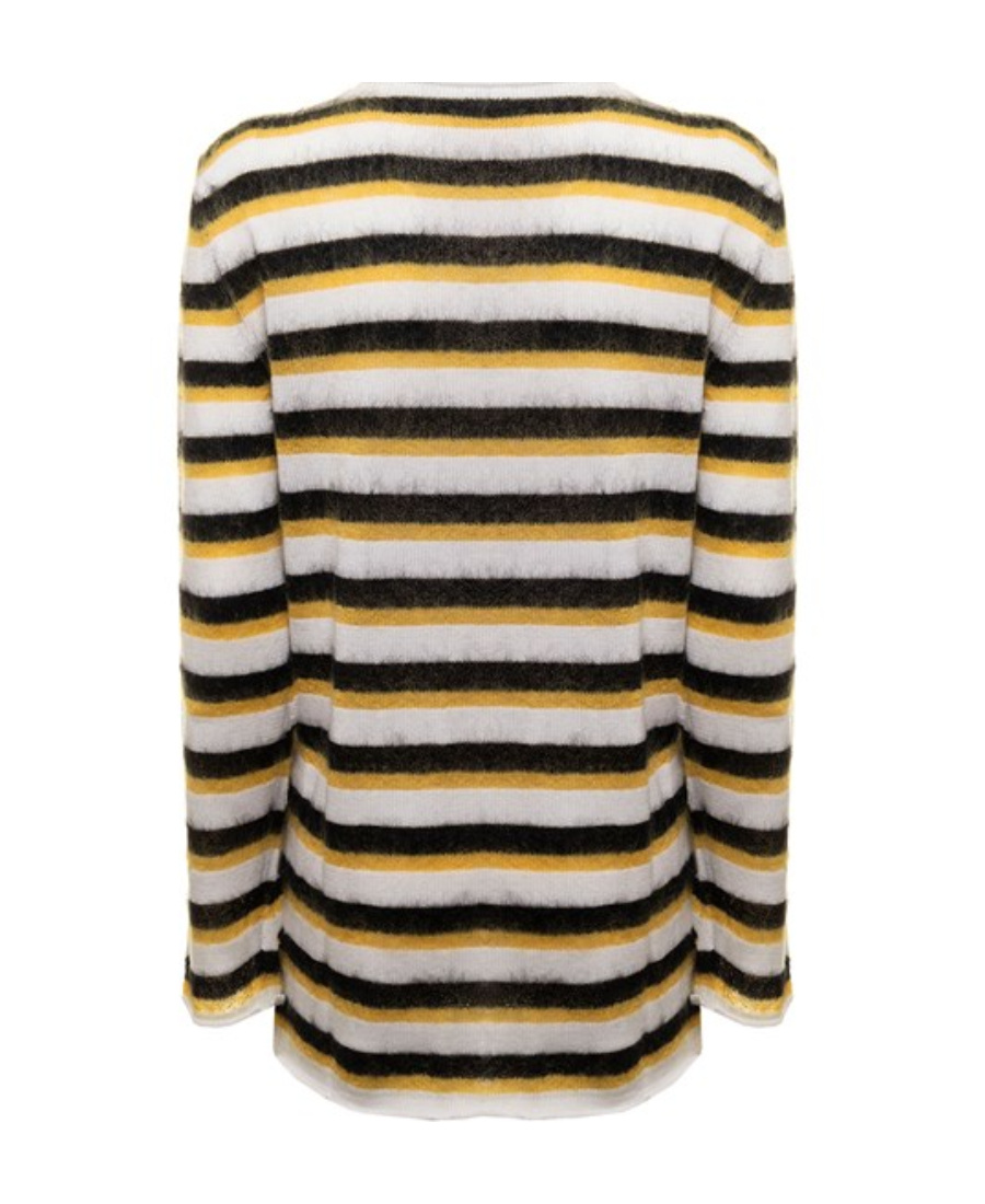 Marni Brushed Striped Jumper In Multicolor