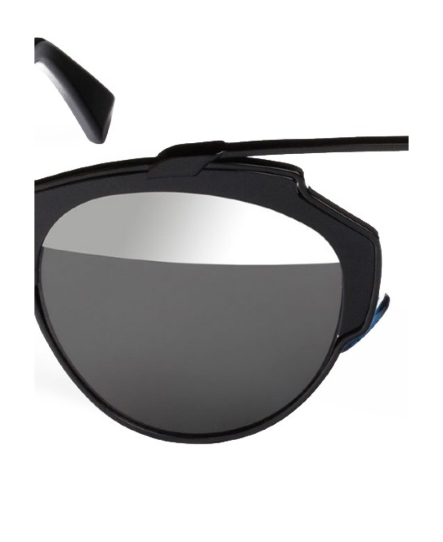 Dior Black Logo Sunglasses In Black