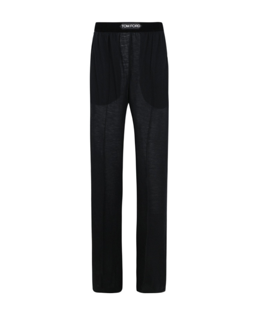 Tom Ford Black Pinched Seams Lounge Pants