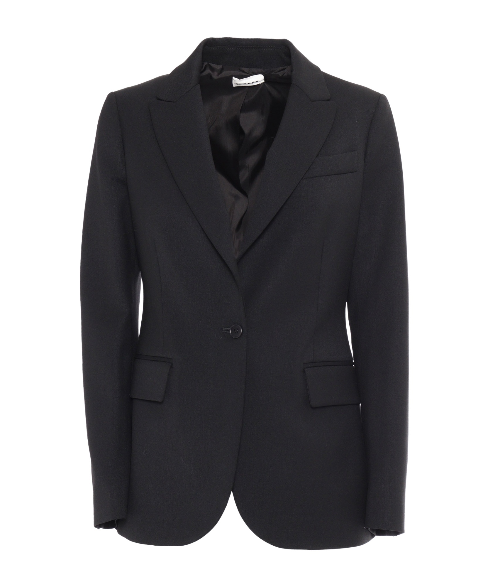 P.a.r.o.s.h Single-breasted Wool Blazer In Black