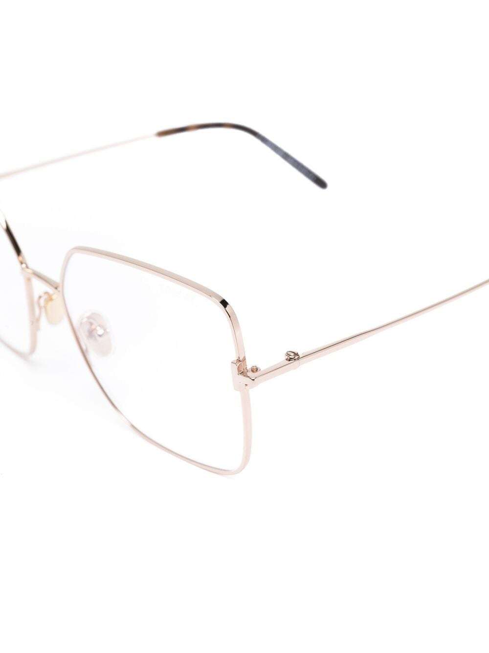 Tom Ford Ft5739-b Geometric-frame Glasses In White