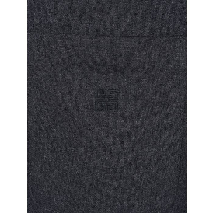Givenchy Zip-up Long-sleeved Shirt In Black