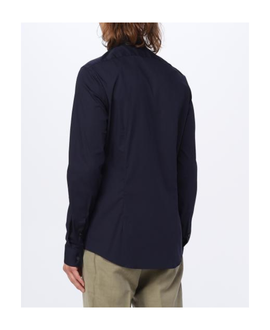 Calvin Klein Button-up Poplin Shirt In Black
