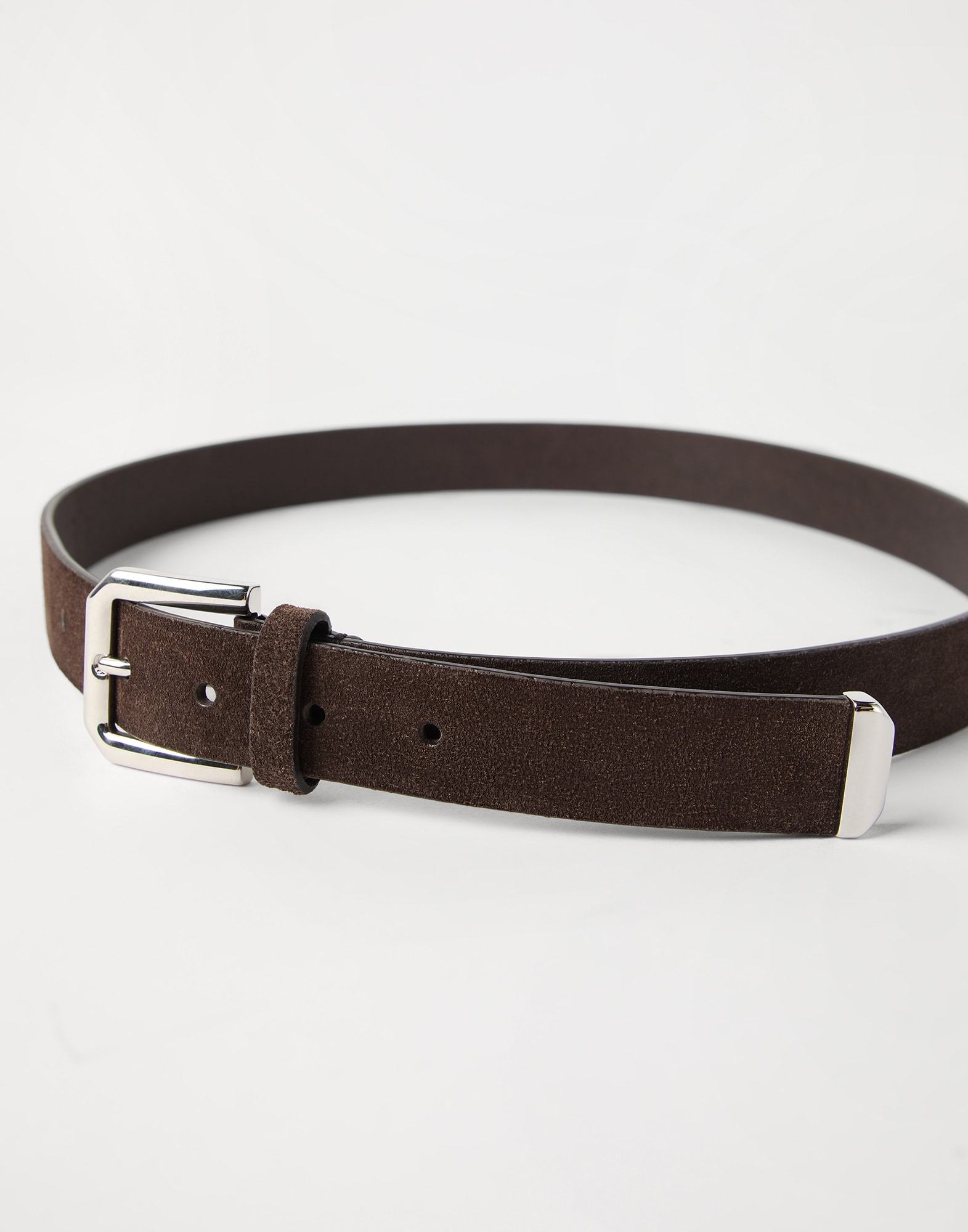 Brunello Cucinelli Leather Belt In Black