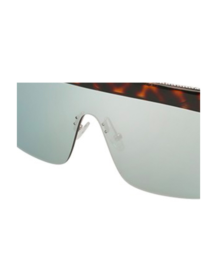 Stella Mccartney Multicolor Logo Sunglasses In Green