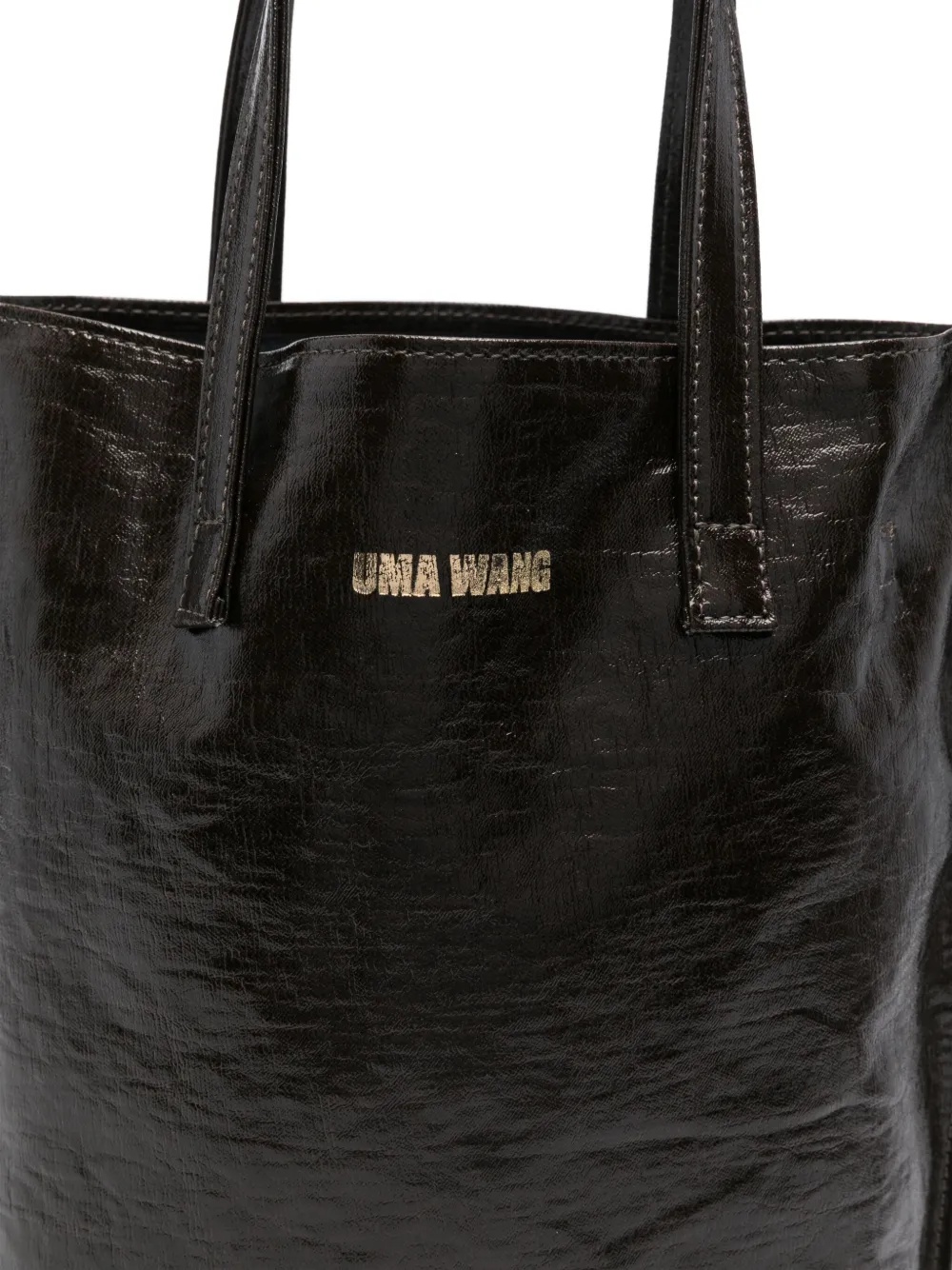 Uma Wang Carry A Handbag With Both Hands In Black