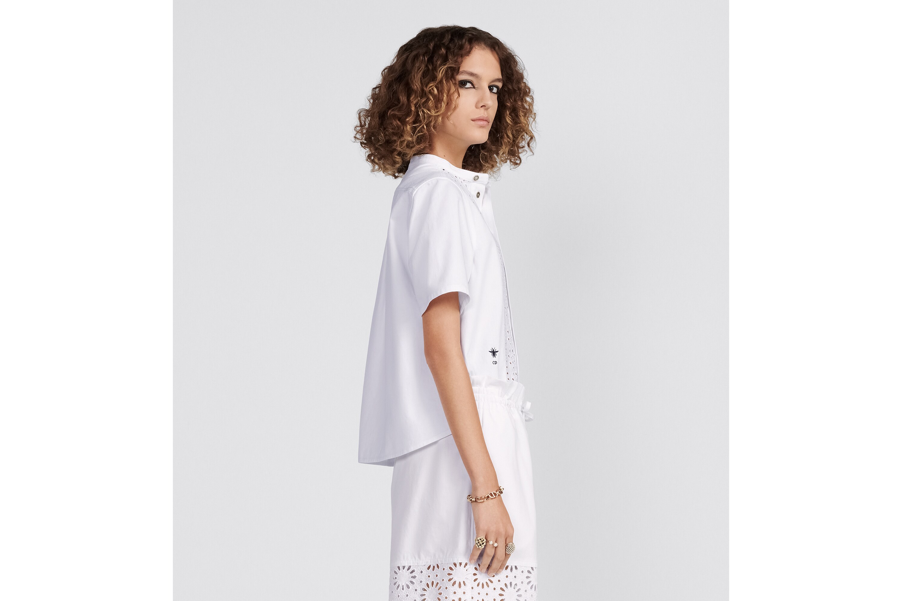 Dior Button-down Shirt In White