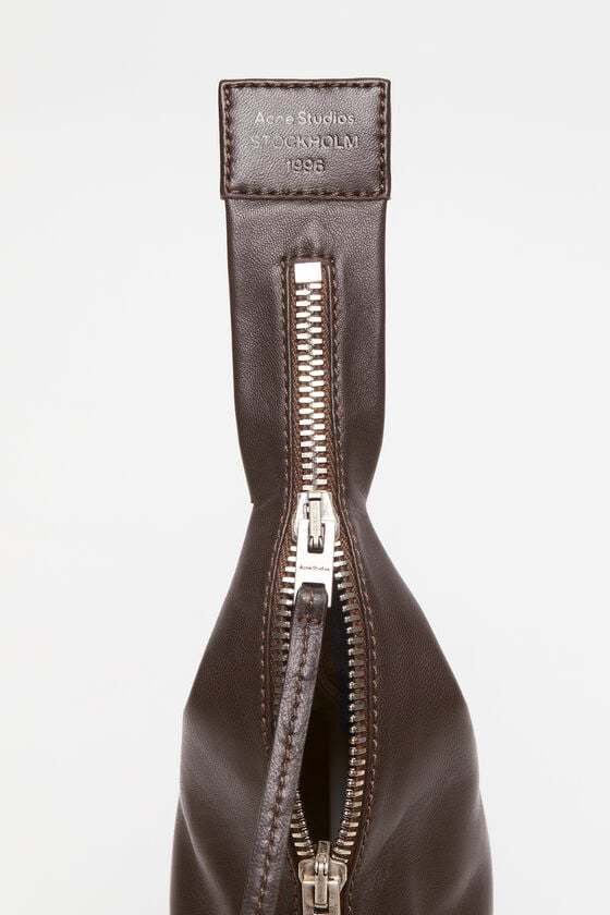 Acne Studios Leather Zip Heels In Multicolor