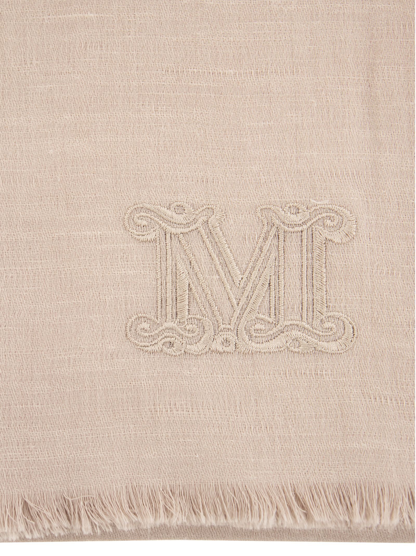 MAX MARA WRAPAROUND STYLE WOOL-BLEND SCARF