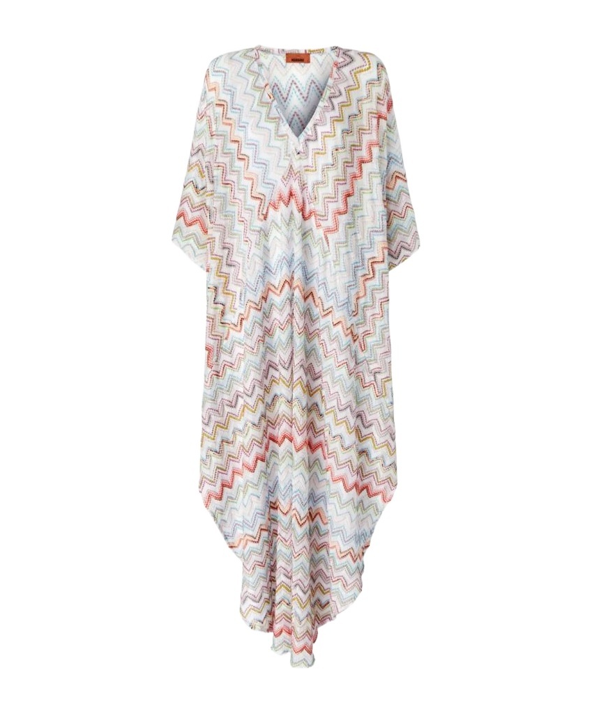 Missoni Zigzag-woven Maxi Dress In White