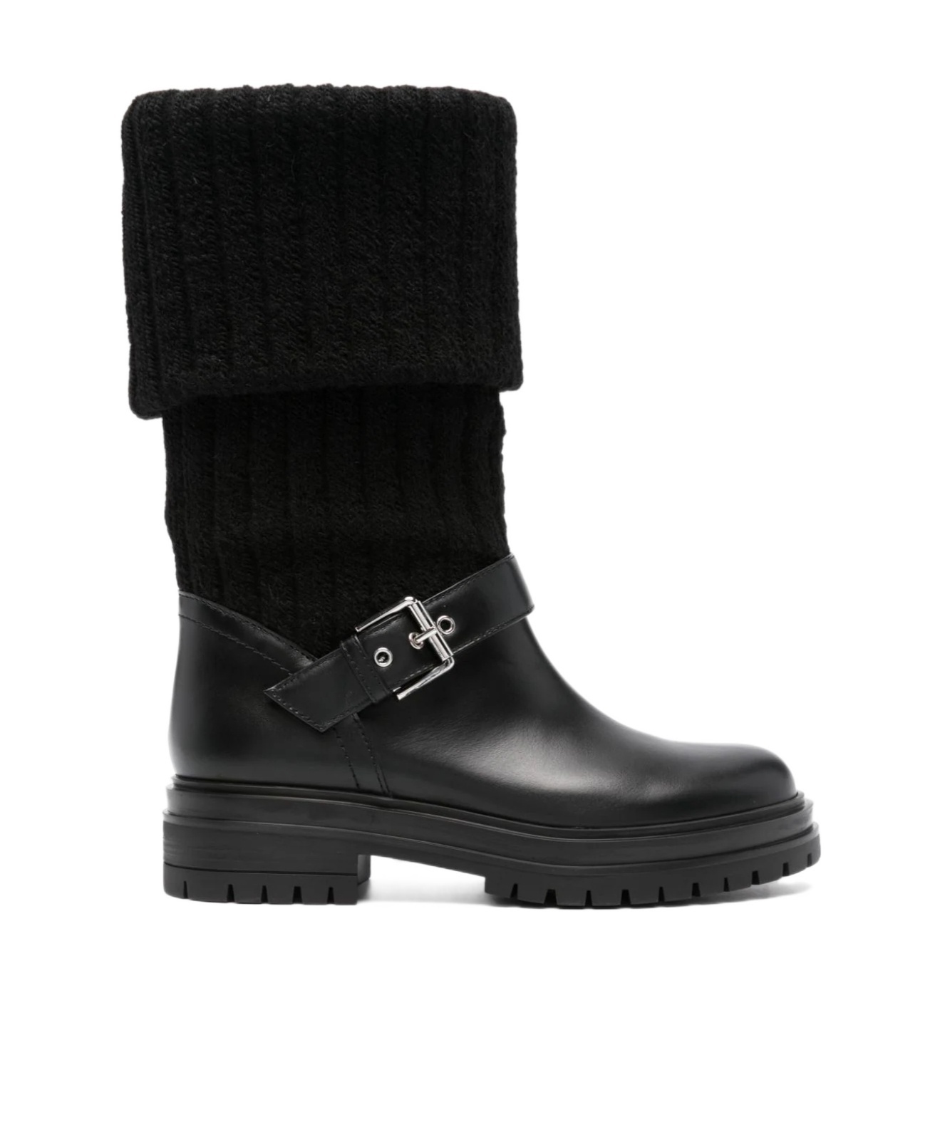 Shop Gianvito Rossi Buckle-detail Boots In Black