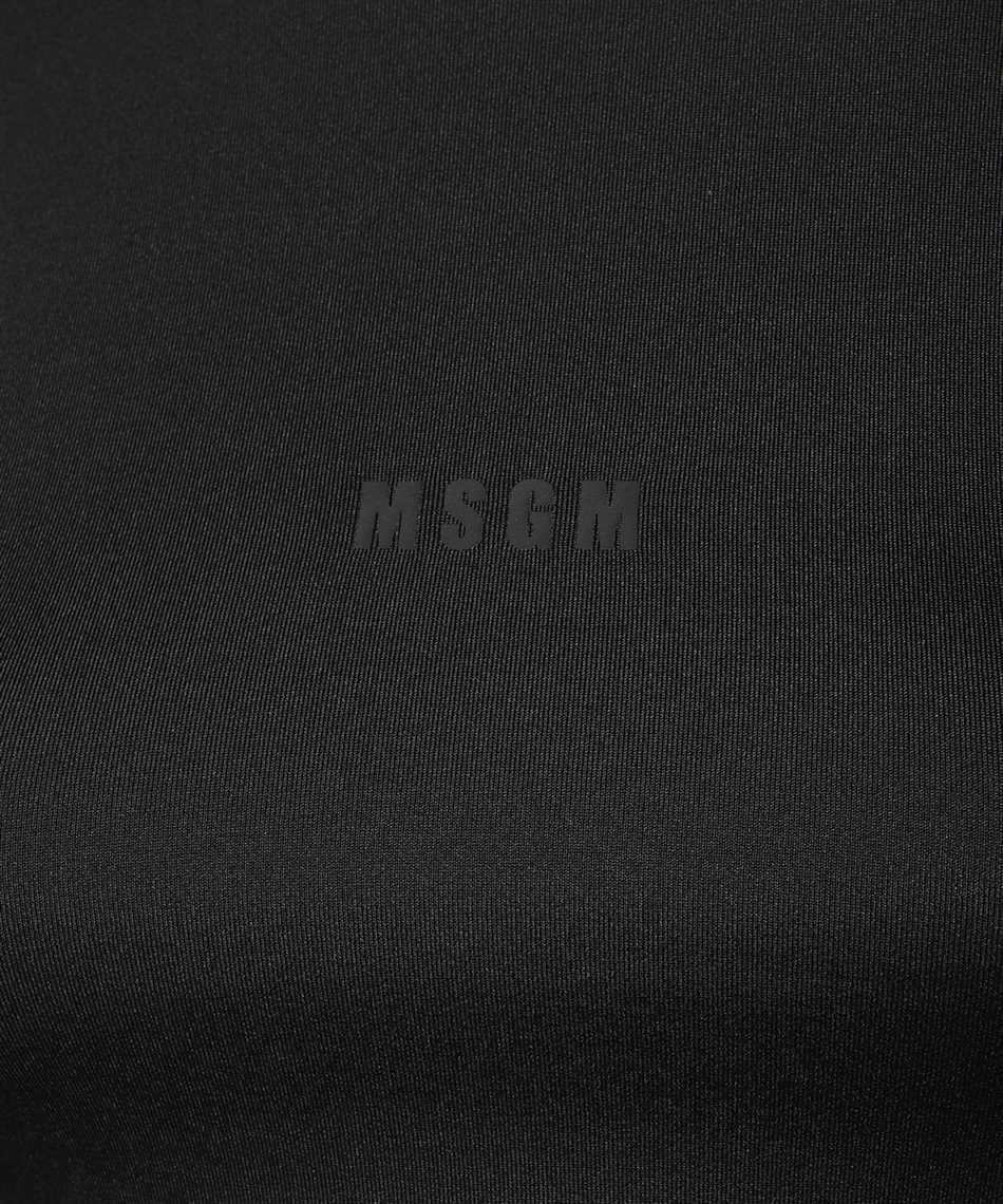 Msgm Round-necked T-shirt In Black