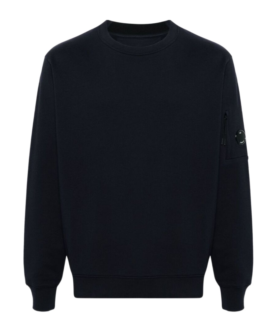 C.p. Company Long-sleeved Sweater In Black