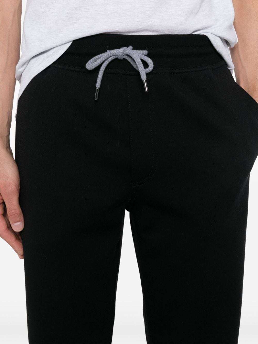Brunello Cucinelli Elastic Waistband Casual Pants In Black