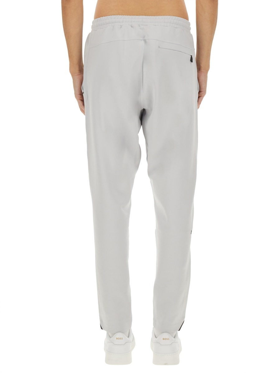 Hugo Boss Boss Pants In Technical Fabric In Gray