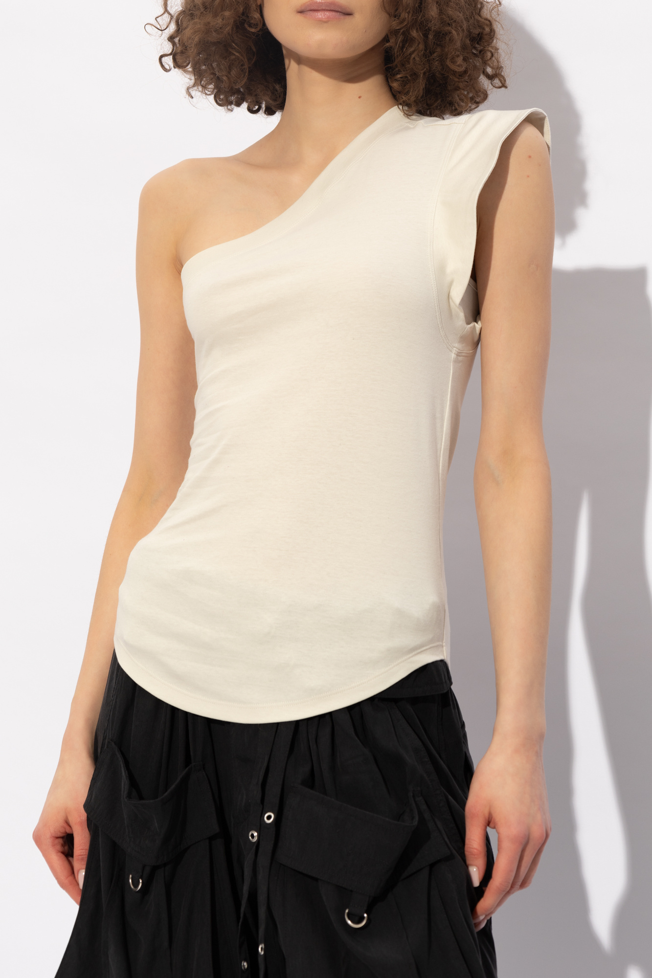 Isabel Marant One-word Shoulder Jacket In Nude