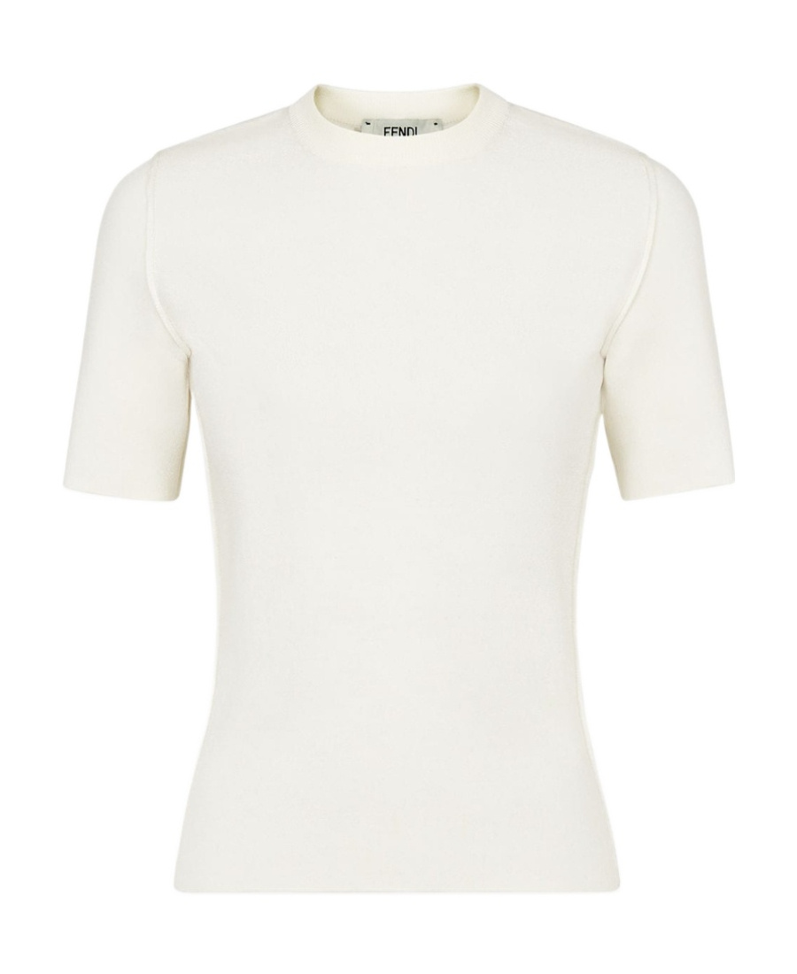 Fendi Round-neck T-shirt In White