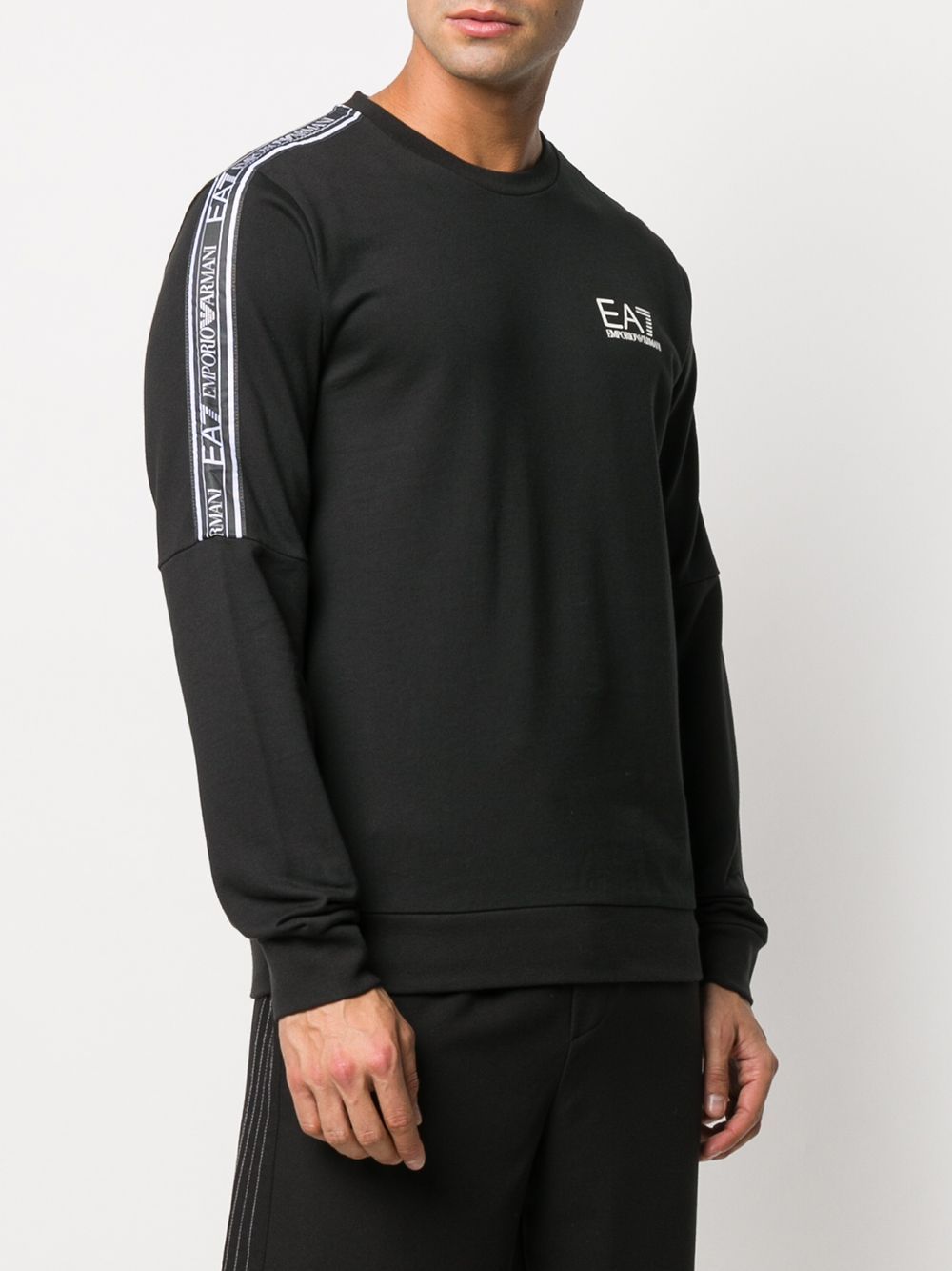Ea7 Sweaters Black In Black