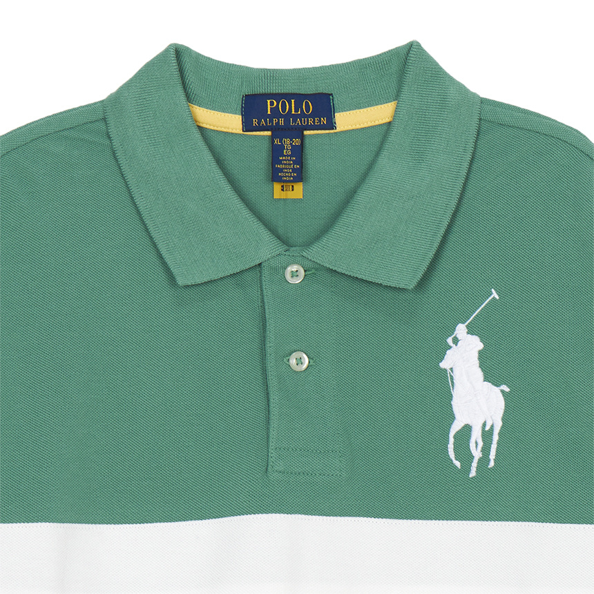 Polo Ralph Lauren Pony Color Block Mesh Polo Shirt In Multi