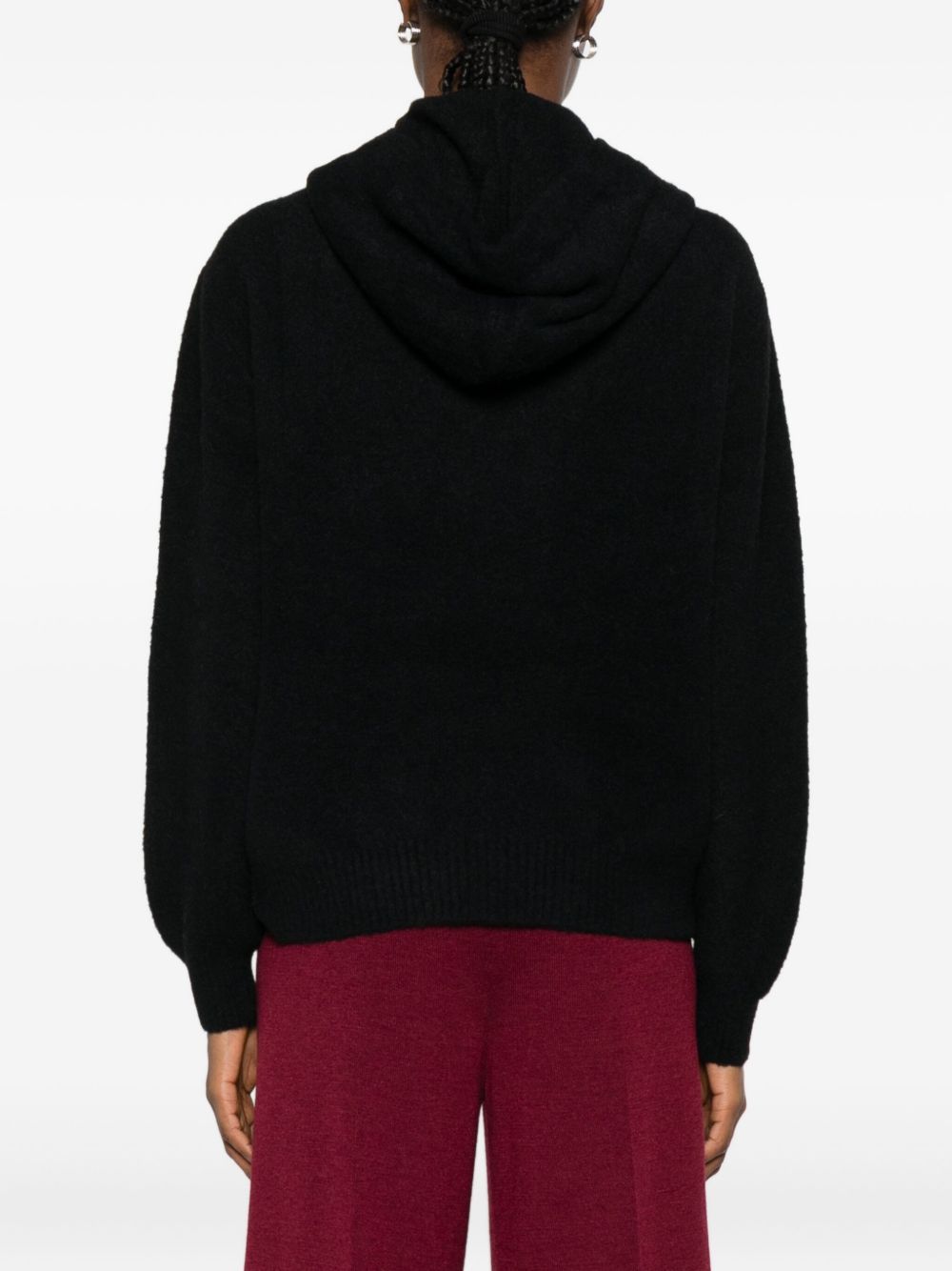 Twinset Logo-print Hoodie In Black