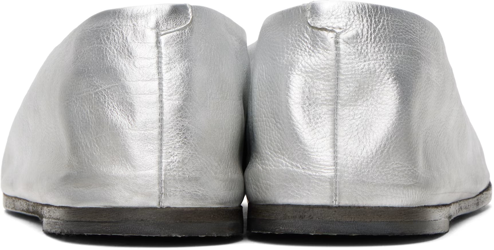Marsèll Silver Coltellaccio Ballerina Flats In Multi