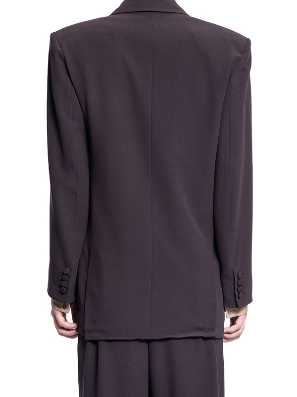 Saint Laurent Lapel Long-sleeved Suit Coat