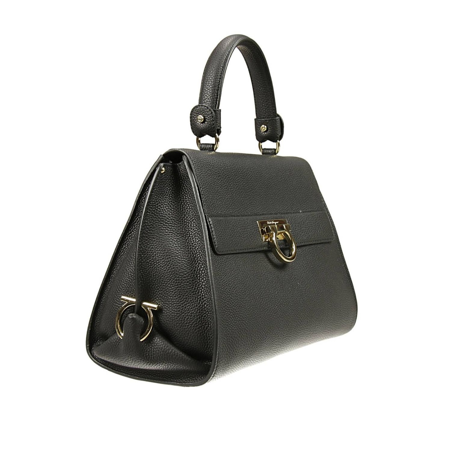 FERRAGAMO LOGO DETAIL HANDBAG