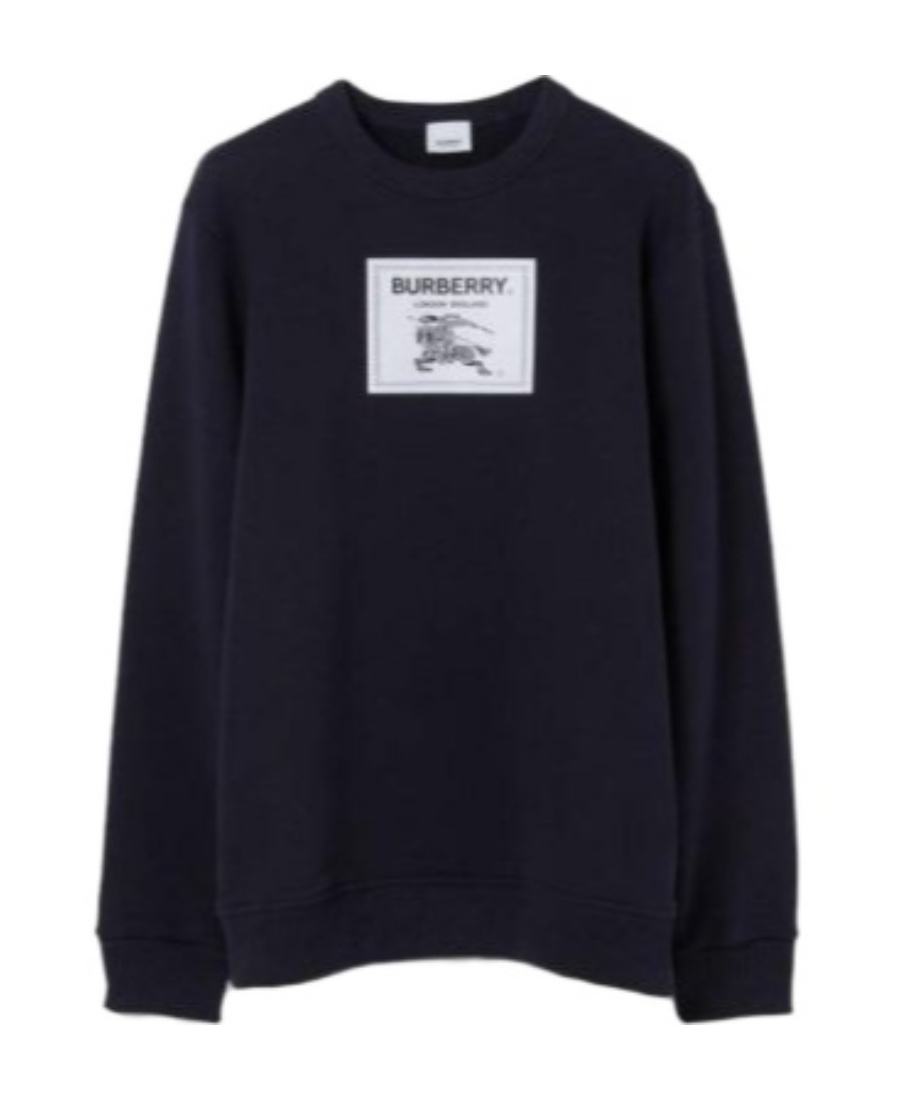 BURBERRY LOGO PATCH SWEATSHIRT