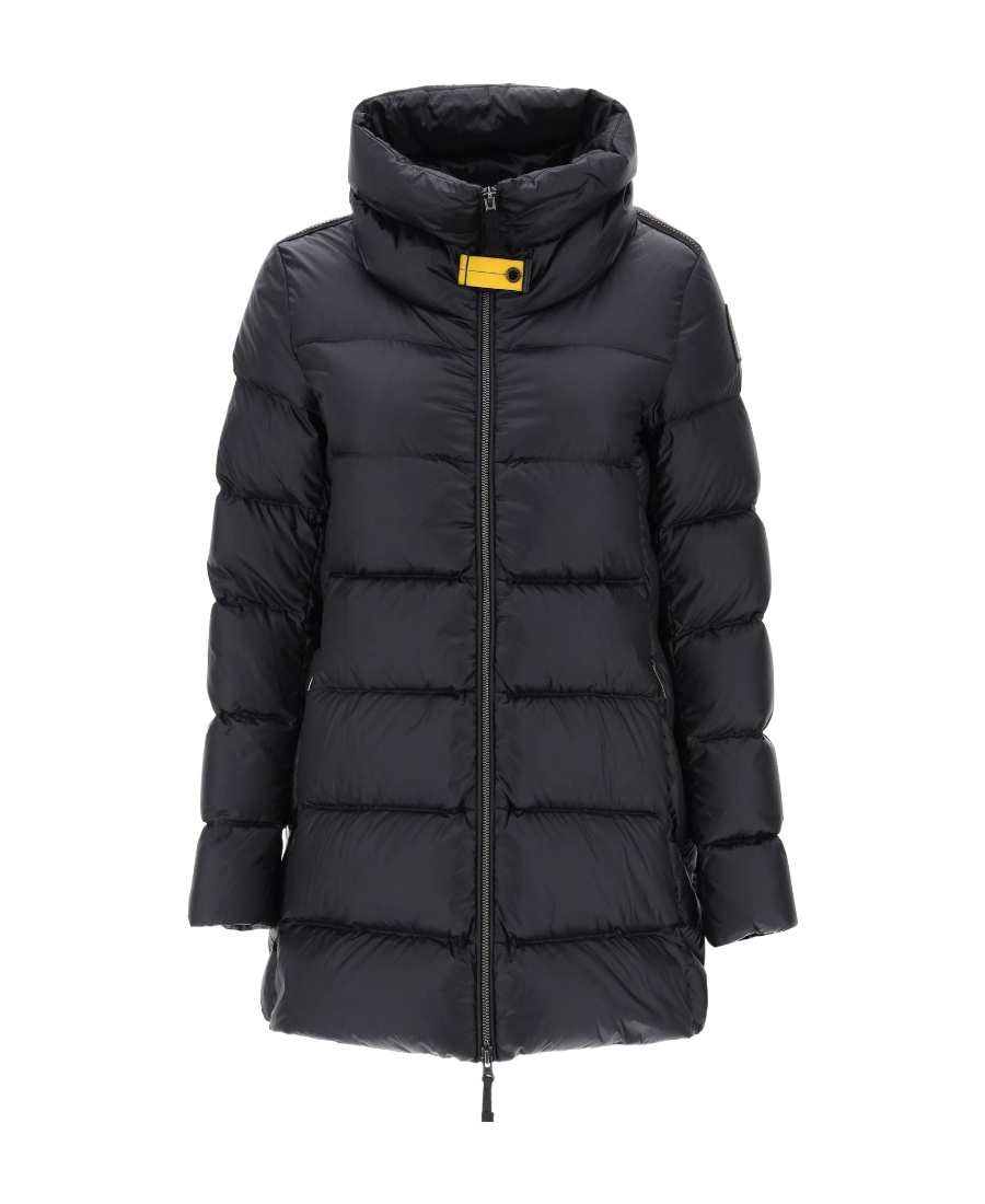 Parajumpers Long-sleeved Zipper Down Jacket In Black