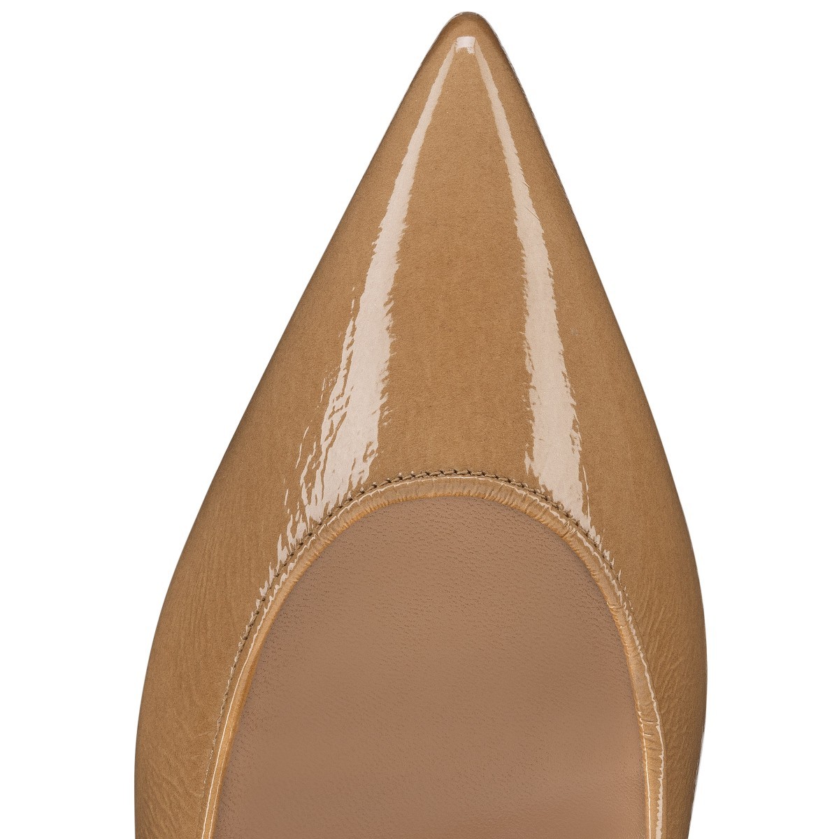 Christian Louboutin Sporty Kate 85 Leather Pump In Brown