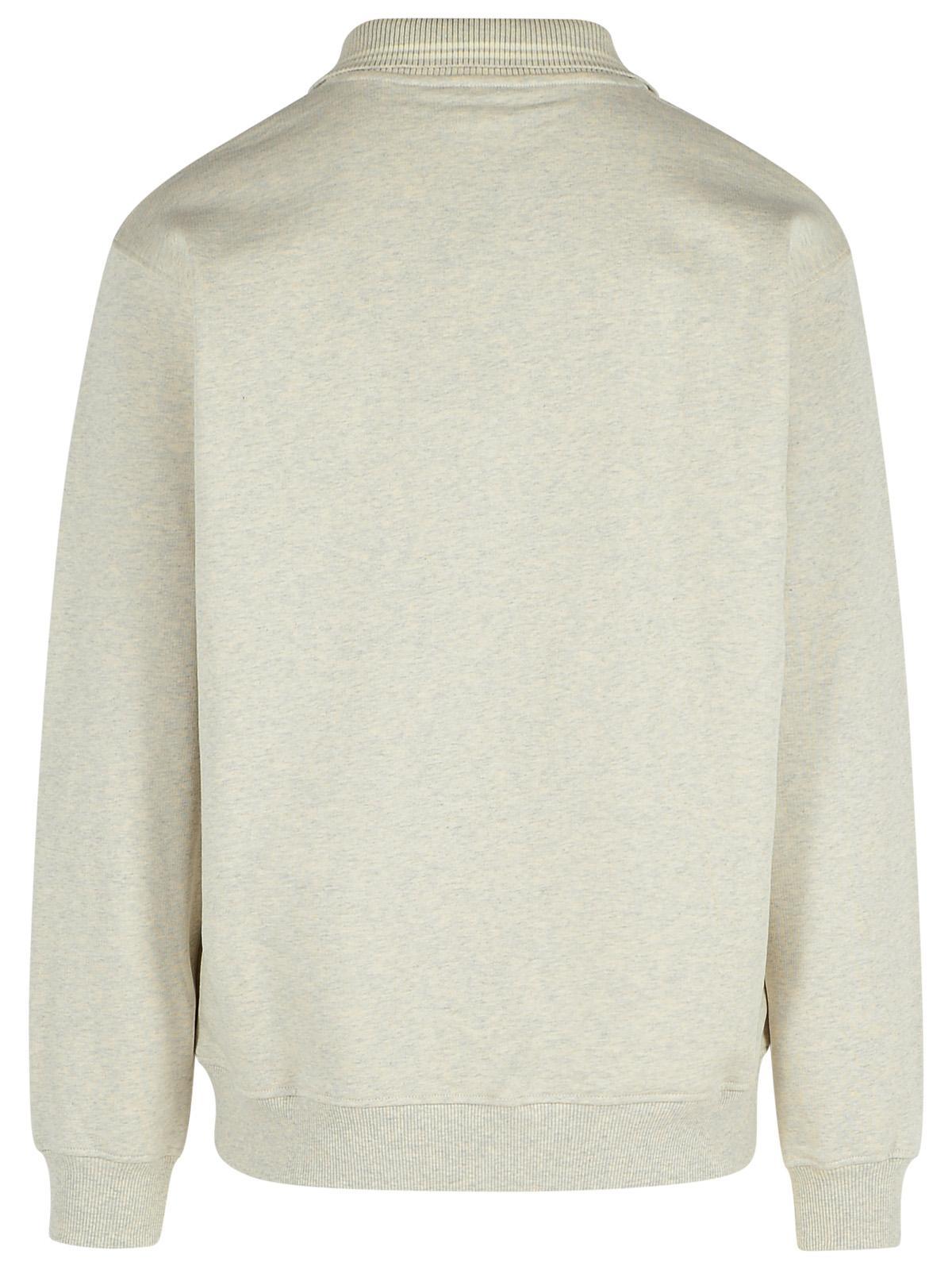 Drôle De Monsieur Logo Embroidered Knitted Jumper In White