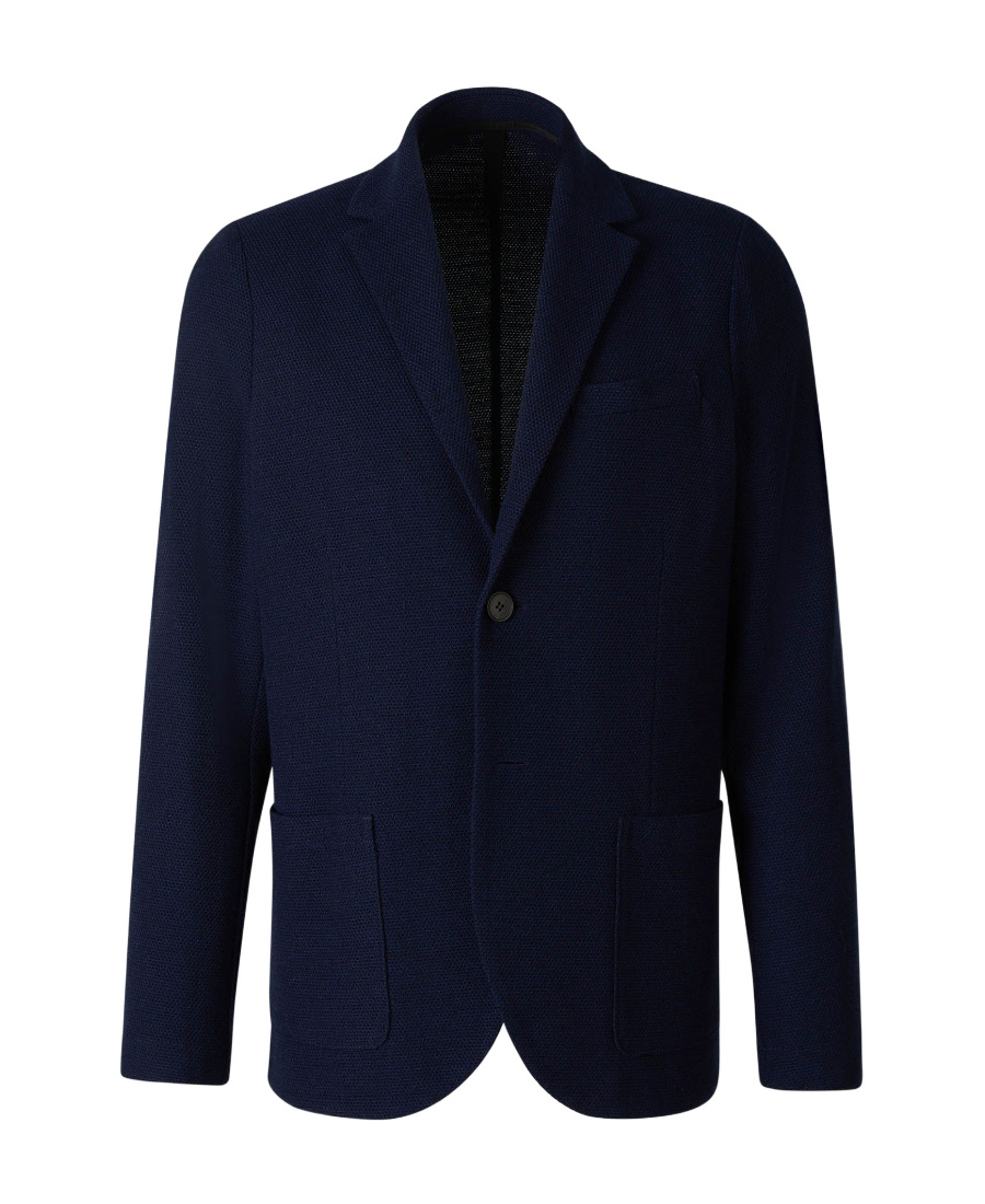 Harris Wharf London Long-sleeved Suit Coat In Black