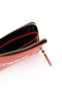 Comme Des Garçons Classic Leather Bifold Wallet With Card Slots In Red