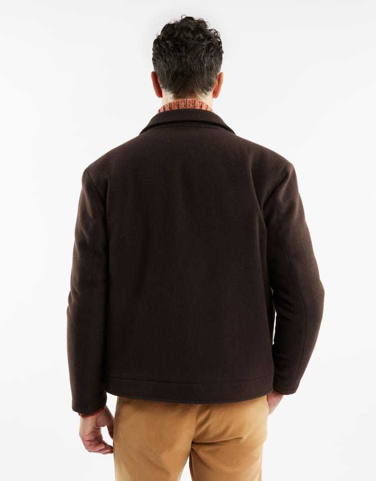 Fay Long-sleeved Casual Jacket In Black