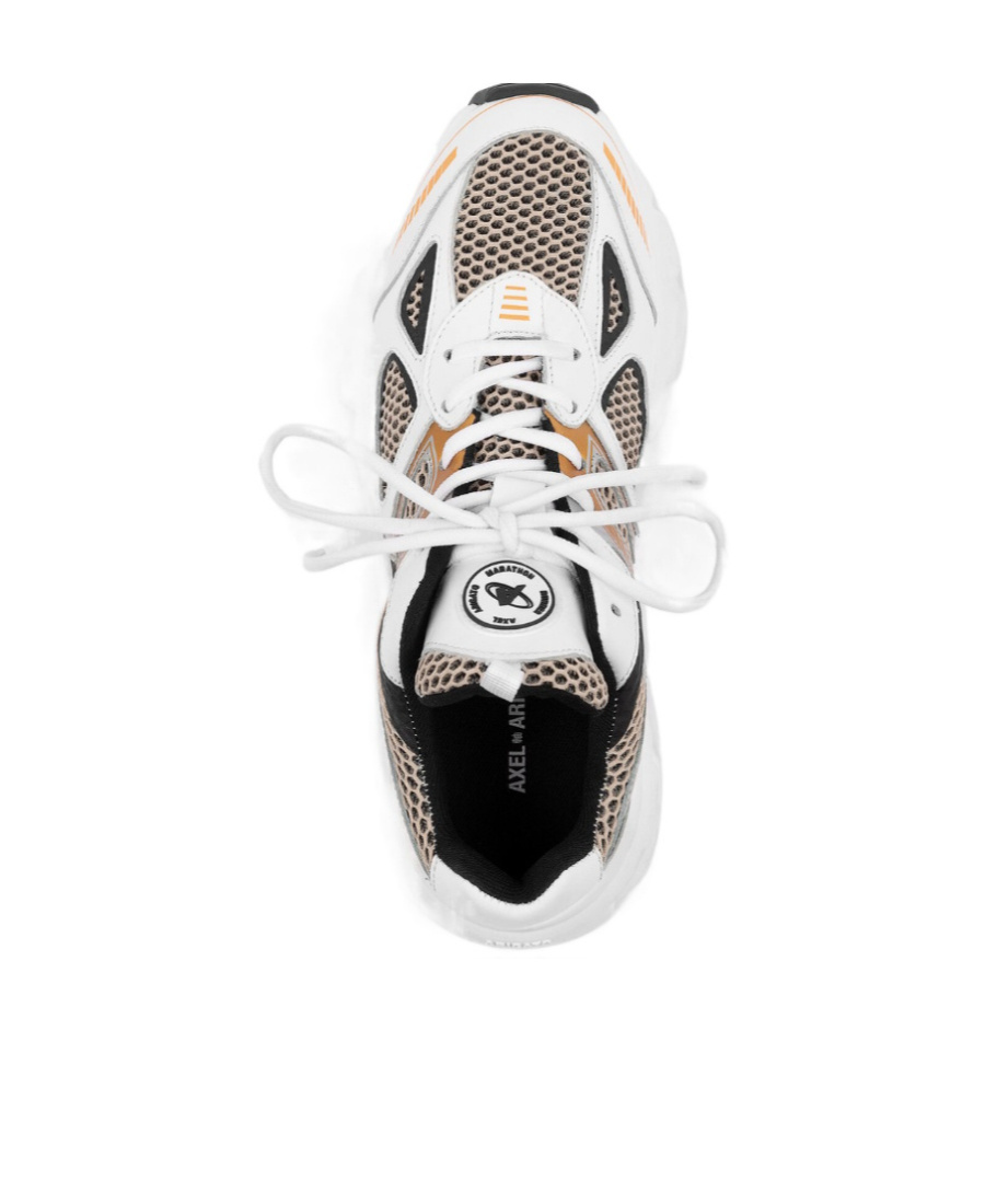 Axel Arigato Marathon Runner Leather And Mesh Sneakers In White