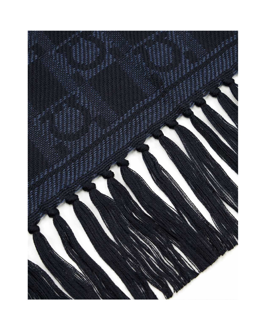 Ferragamo Logo Scarf In Black