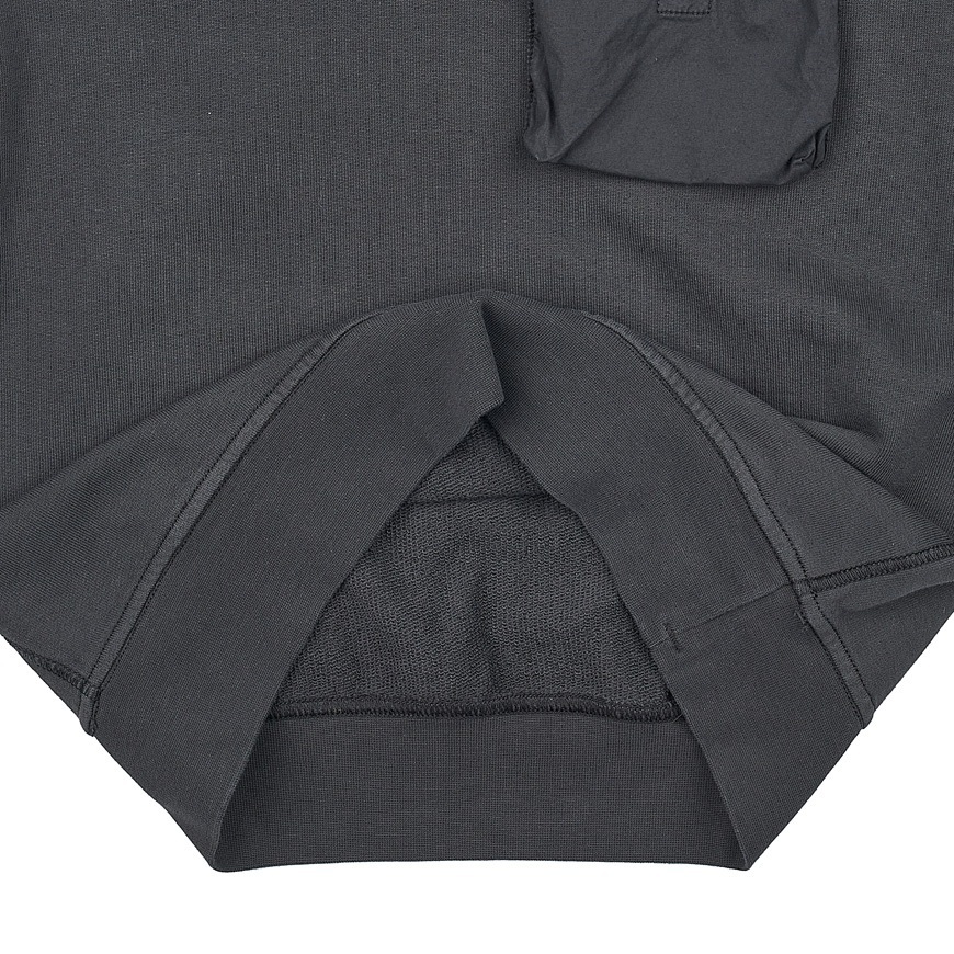 Stone Island Long-sleeved Sweater In Charcoal-grey